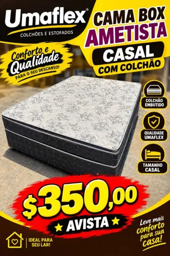 Camas box casal Ametista