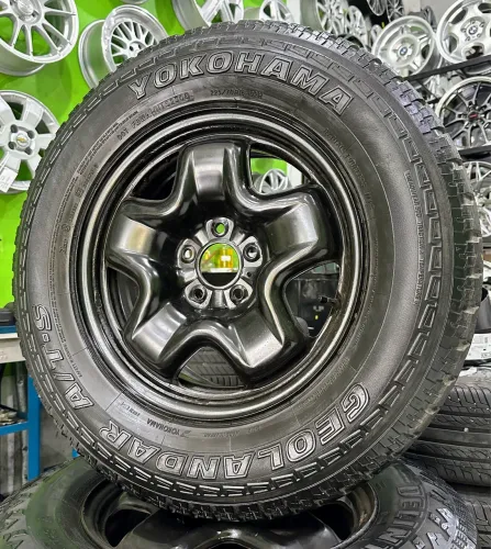 Jg Roda Ferro Fiat Toro Aro 16 5x110 com Pneu Misto Jeep, Compass