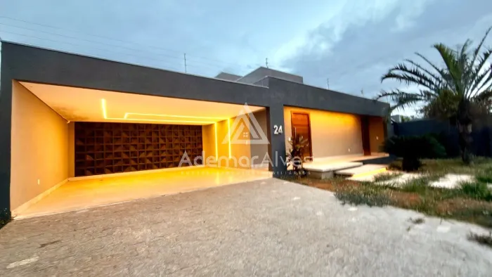 Condomínio estância quintas da alvorada, jardim botânico, casa de 04 suítes e piscina