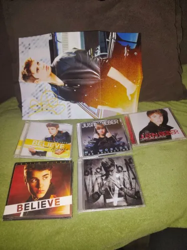 Coleção de CD Justin Bieber: 5 CDS