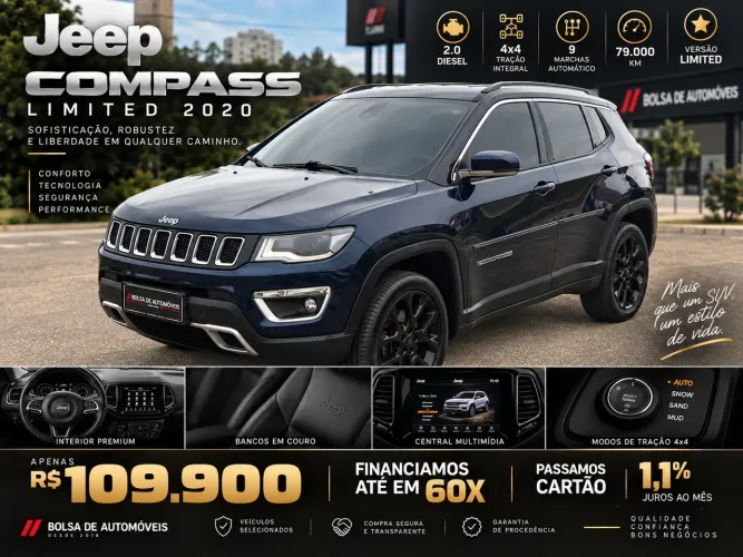 Jeep Compass Limited 2.0 4X4 Diesel 16V Aut. 2020