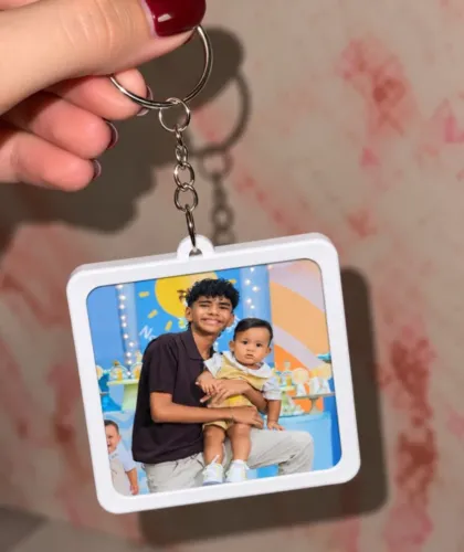 Chaveiro personalizado com foto - Belém