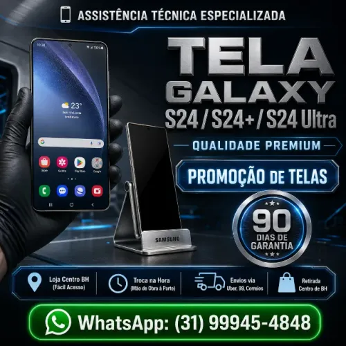 Tela Samsung Galaxy S24 / S24+ / S24 Ultra ? Display IMPORTADO!