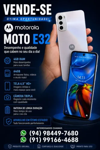 Vende-se Aparelho Moto E32