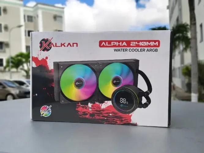 Water Cooler Kalkan Alpha 240mm ARGB - Máxima Refrigeração para seu PC Gamer!