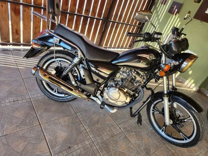 Haojue chopper road