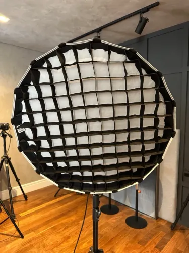 Godox SL60W com Softbox Octabox P60 e Tripé Luz Estúdio