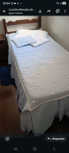 colcha de fustao duplo 100%algodão com porta travesseiro e 2 almofadas ,metacer