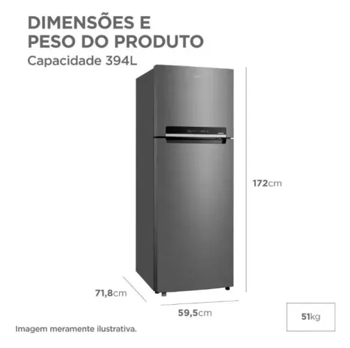 Vendo geladeira zero km, nunca usada original, exatamente como saiu da loja.