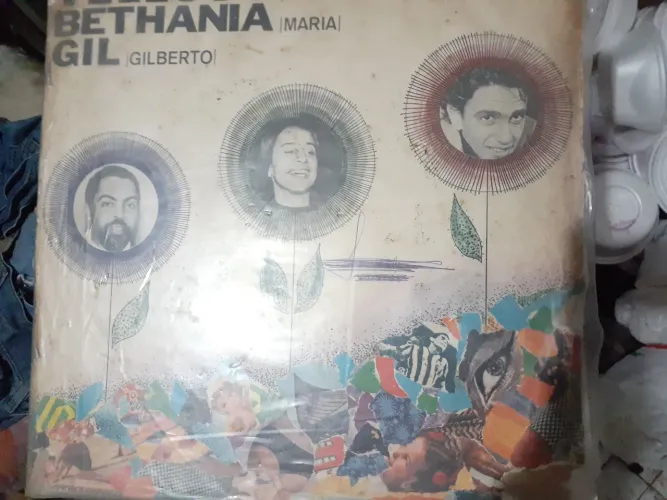 Lp Maria Bethânia,  Caetano veloso e Gilberto Gil 