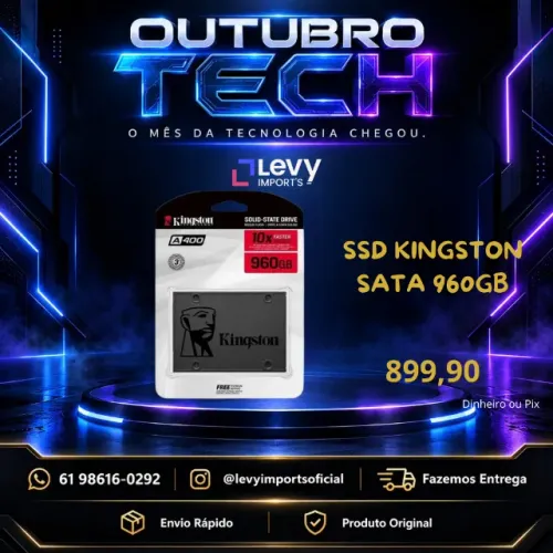 SSD Kingston 960Gb Sata A400 Lacrado Original