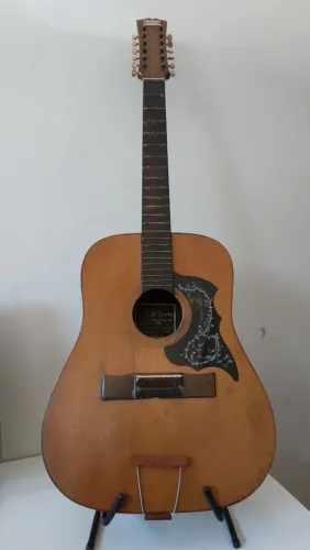 Violão Del Vecchio 12 Cordas Modelo Folk Anos 80 Raridade Vintage