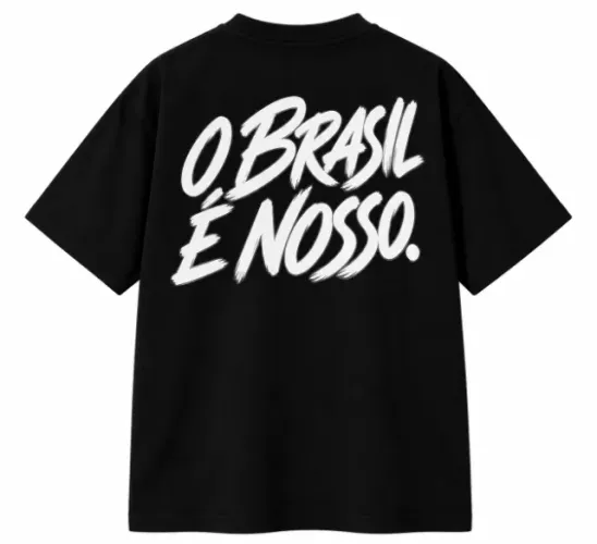 CAMISETA ?O BRASIL É NOSSO? Nikolas Ferreira