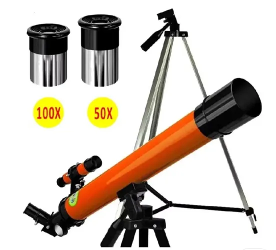 Telescópio astronômico refrator 600mm 100x
