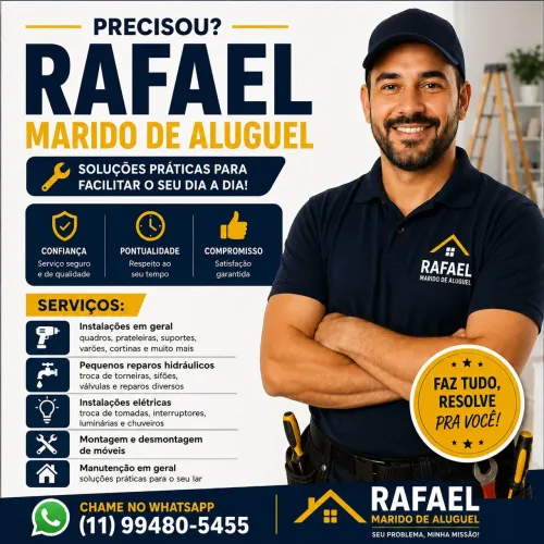 Marido de aluguel, conserto, instalações e reparos em São Paulo