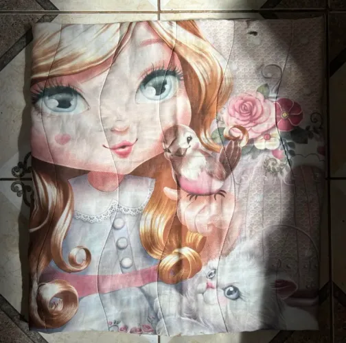 Colcha nova infantil Jolie matessalê 80% algodão