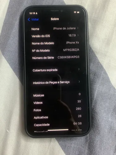 iPhone XS 64 gb seme novo