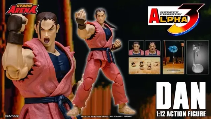 (Peça a Caminho do Brasil) Storm Collectibles Street Fighter Alpha 3 Storm Arena Dan 1/12