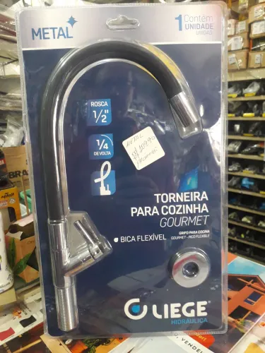 Torneira Gourmet articulado parede ou bancada cromada