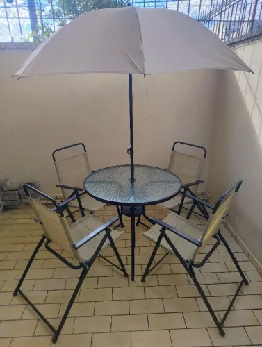Conjunto de mesa para jardim