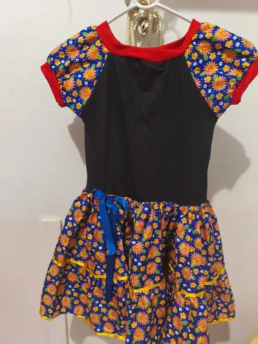 Vestido de festa junina infantil