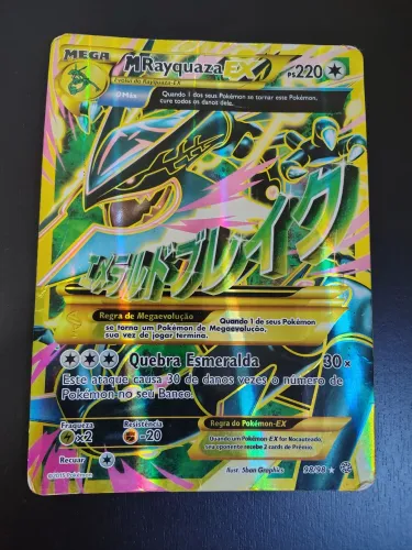 Carta Pokemon/Rayquaza Ex-Jumbo