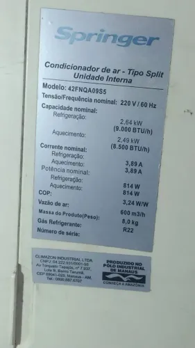 Ar-condicionado Springer Split