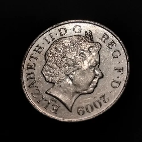 Moeda 10 Pence 2015 Inglaterra In 