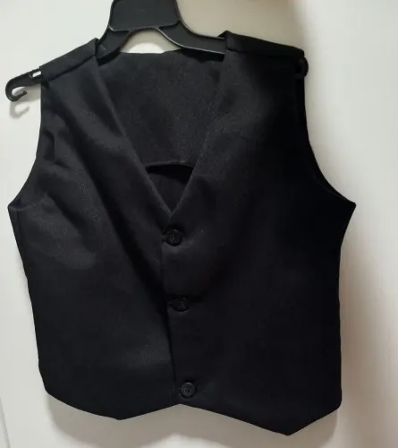 Colete social infantil preto