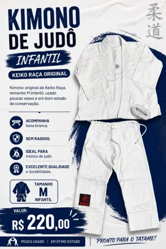 Kimono de Judô Infantil