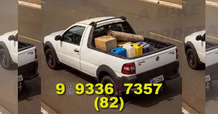 frete em carro aberto com agilidade no Centro e Ponta Verde.