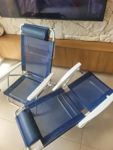 Cadeira de Praia Reclináveis 