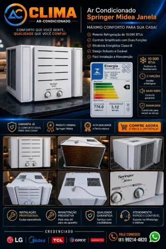 Ar condicionado de janela Springer 