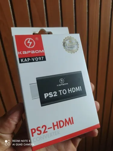 Adaptador Conversor PS2 to HDMI (Áudio e Vídeo) - Kapbom KAP-V097