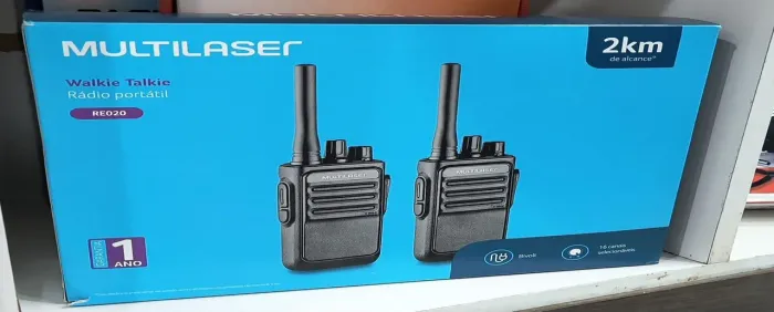 Rádio comunicador 2km alcance