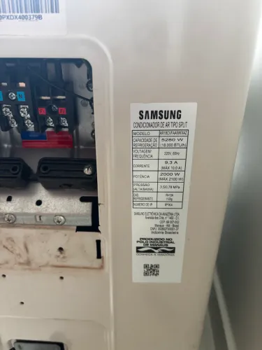 Ar condicionado Samsung wind free 18000btus