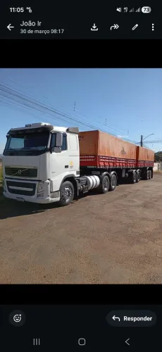 Vende se caminhão volvo FH 440 6x2 automático, ano 2011 no bitren