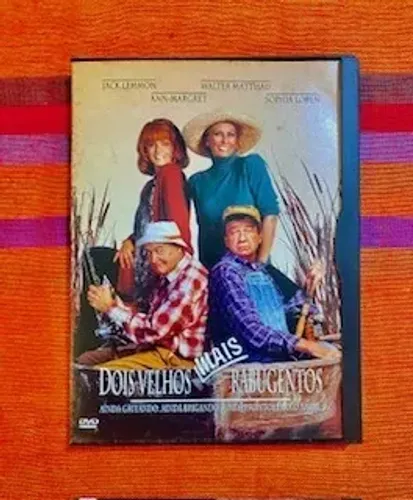 DVD Dois Velhos Mais Rabugentos (Com Sophia Loren-Walter Matthau-Jack Lemmon/1995)