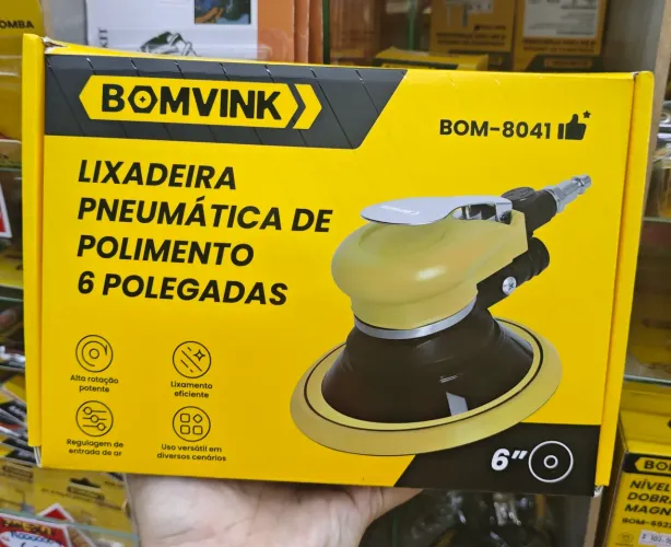 Lixadeira Pneumática de Polimento 6"