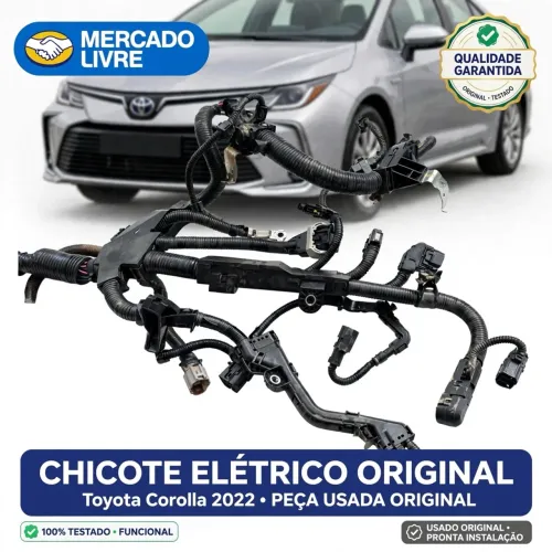 CHICOTE FIAÇÃO ELÉTRICA MOTOR