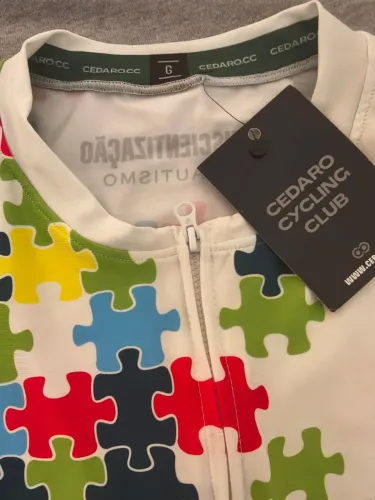 Linda camisa masculina de ciclismo G/M