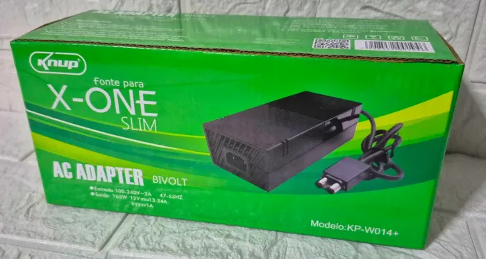 Fonte para Xbox one fat novo na caixa
