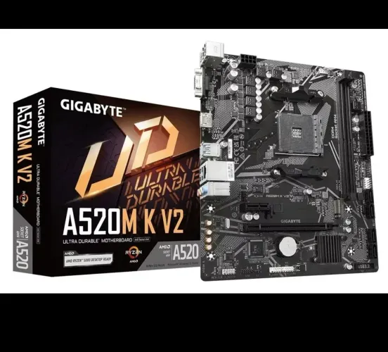 Placa mãe A520 K V2 AMD ddr4 400R$