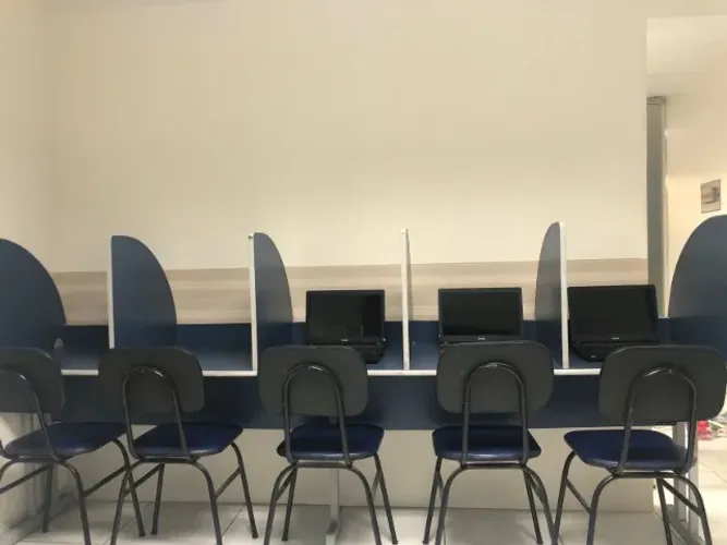 Estação de computadores 