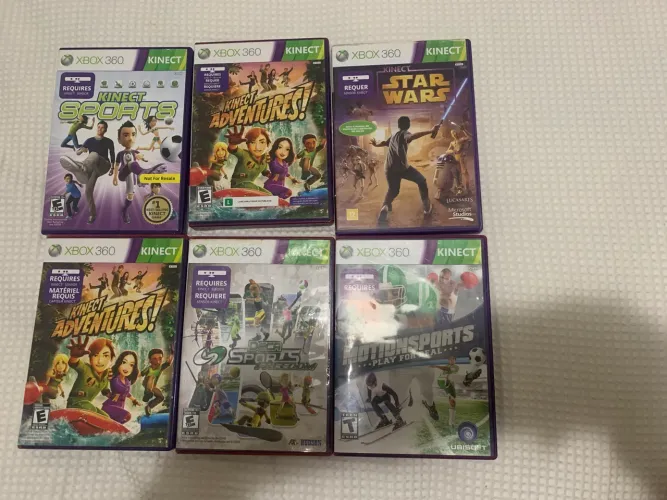 6 jogos kinect xbox 360