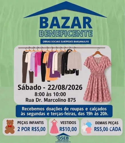 Bazar Centro Espírita Eurípedes Barsanulfo