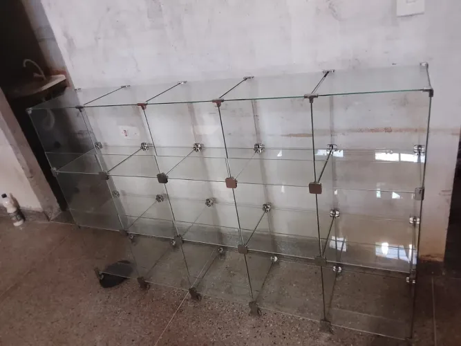 Balcão de vidro