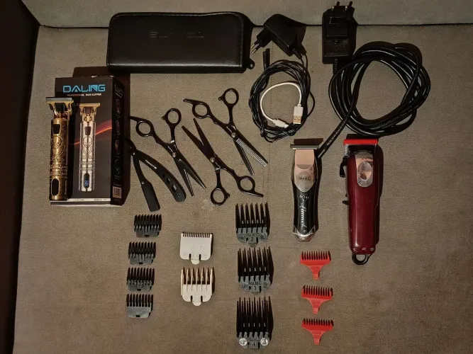 Kit de barbeiro profissional 