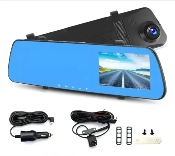 Câmera De Ré Carro Automotiva Retrovisor Visao Noturna 1080p