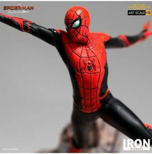 Iron Studios Estátua em escala artística do Homem-Aranha FFH BDS, 1:10